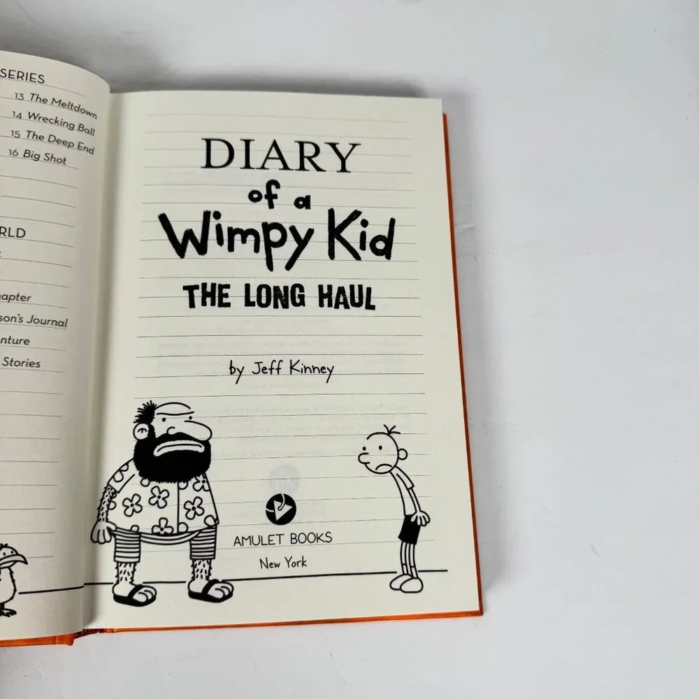 Diary of a Wimpy Kid The Long Haul Jeff Kinney 2014 Hardcover Illustrated Amulet